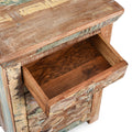 Bedside Cabinets Made From Reclaimed Teak
