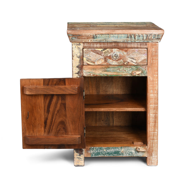 Bedside Cabinets Made From Reclaimed Teak