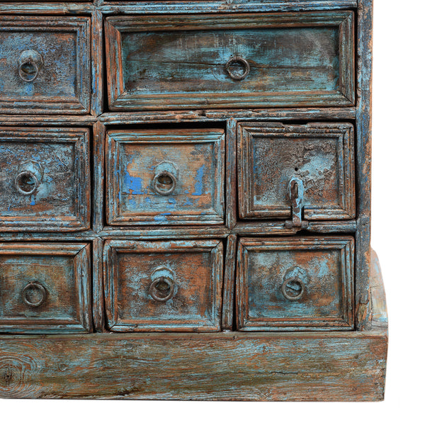 Teak Apothecary Chest From South India - 19th Century