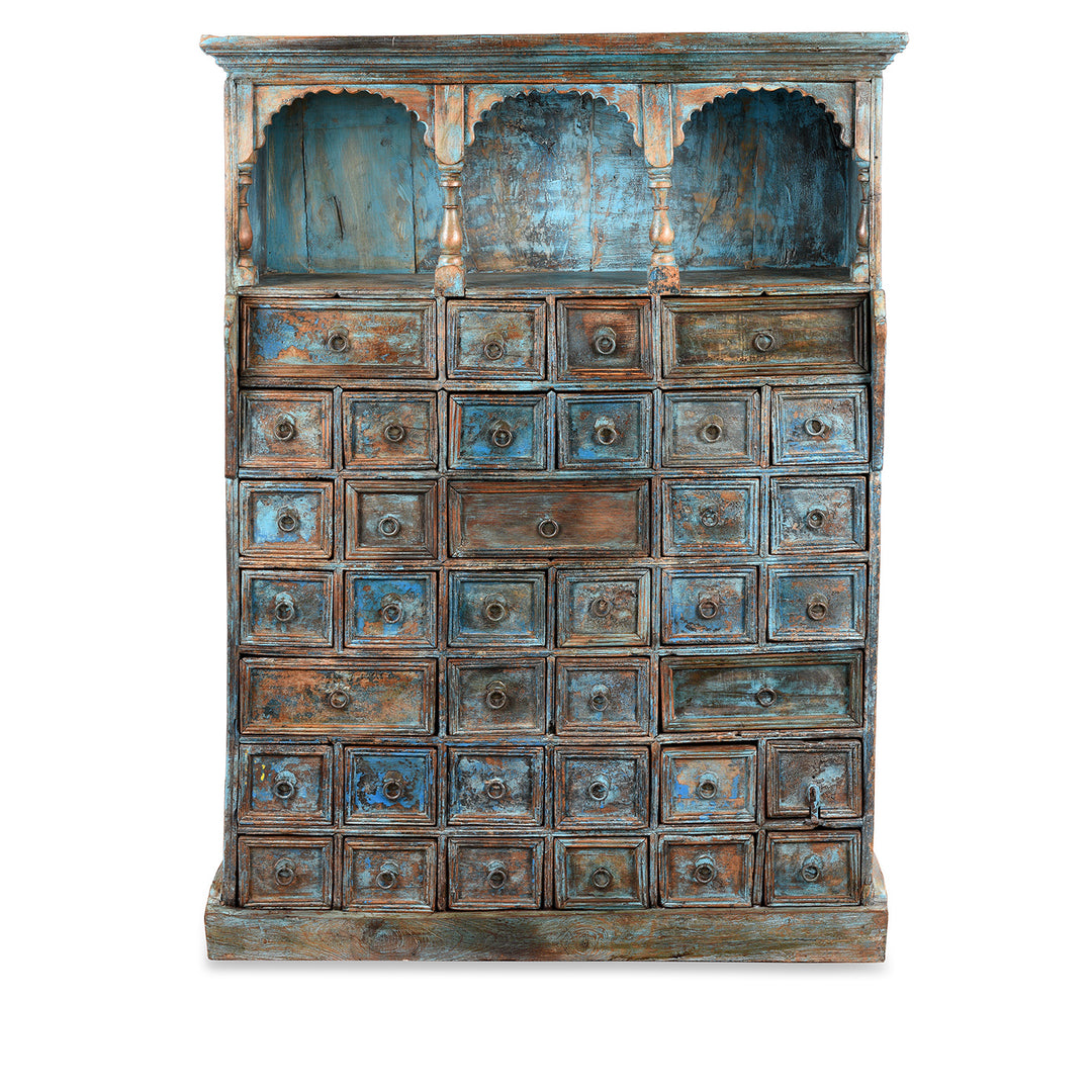 Antique Teak Apothecary Chest From South India - 19th Century | Indigo Antiques | Indigo Antiques
