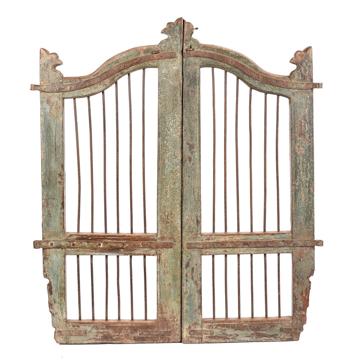 Antique Teak Indian Dog Gate From Gujarat - 19thC | Indigo Antiques