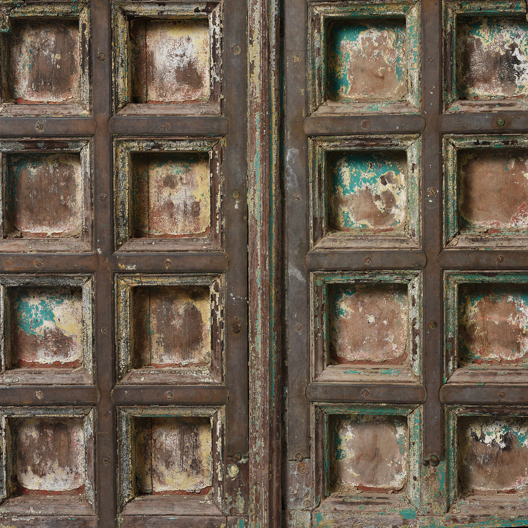 Detail From Peacock Window Shutter From Rajasthan - 18thC | Indigo Antiques