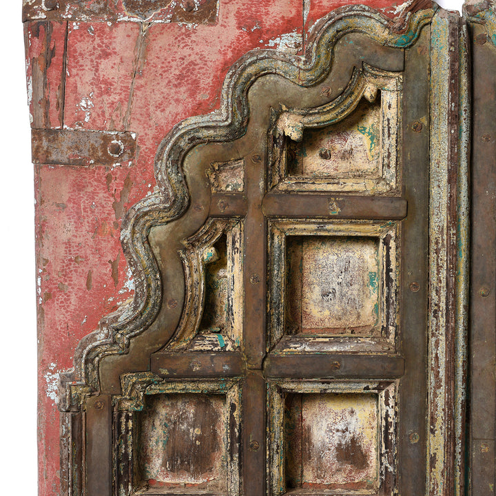 Detail From Peacock Window Shutter From Rajasthan - 18thC | Indigo Antiques