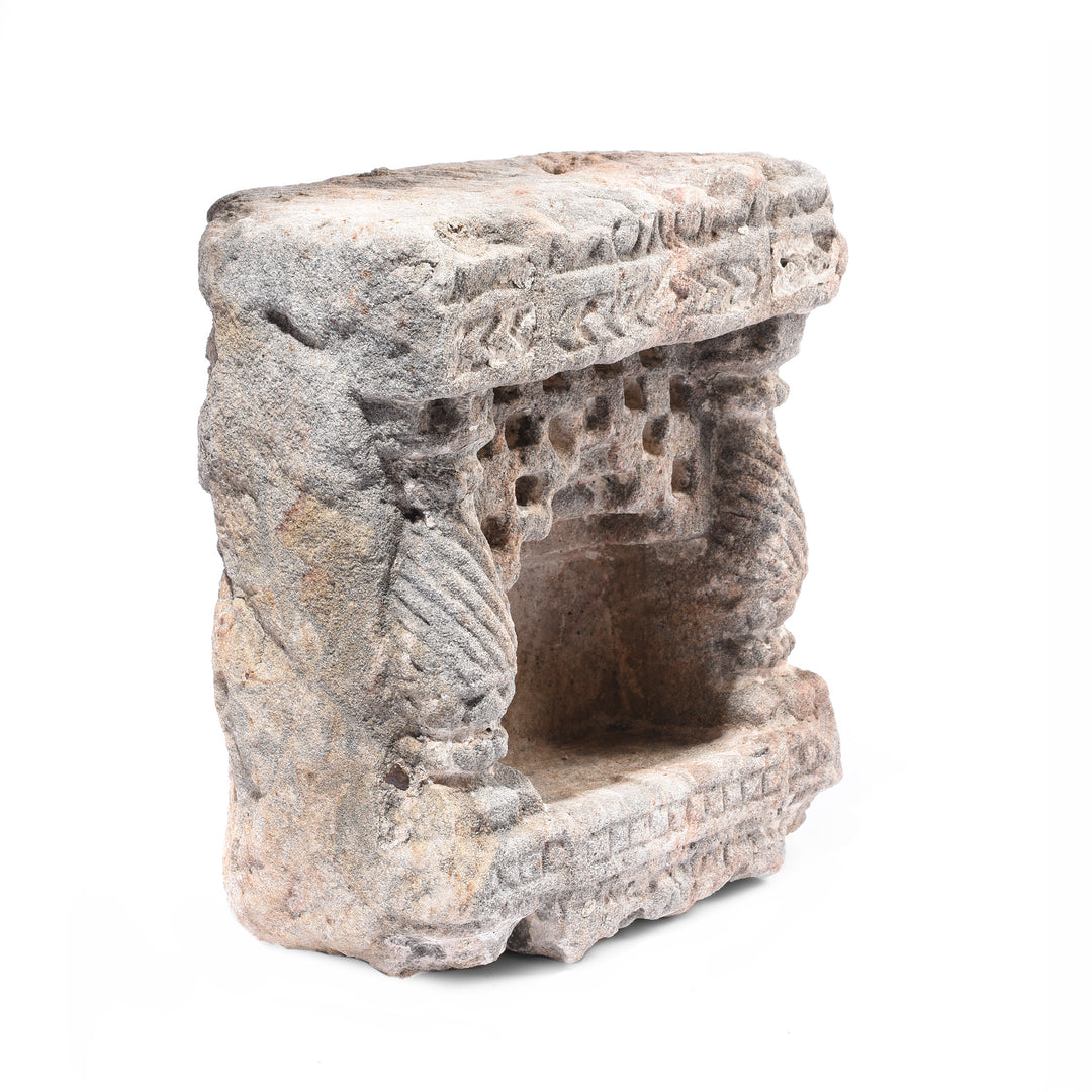 Antique Stone Lamp Niche From Gujarat - 19th Century | Indigo Antiques