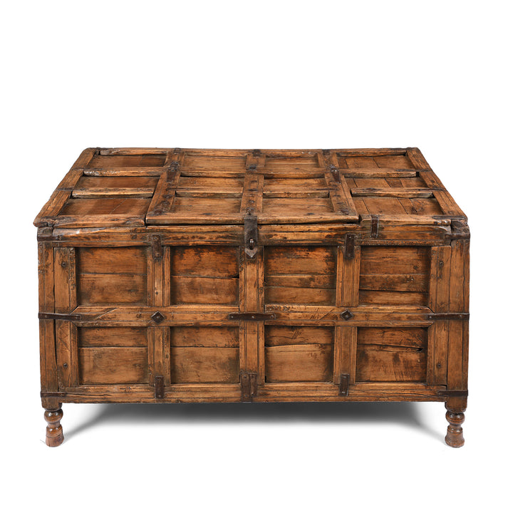 Antique Indian Stick Box Storage Chest From Jaisalmer - 19thC | Indigo Antiques