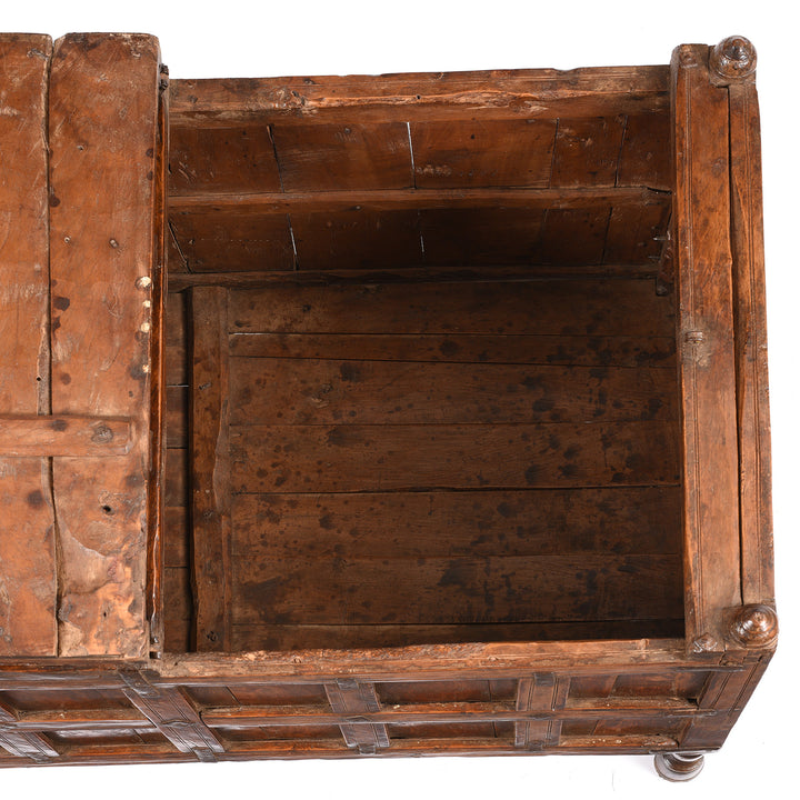 Interior Of Indian Stick Box Chest From Jaisalmer - Ca 1920 | Indigo Antiques