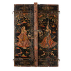 Painted Indian Window Shutter From Rajasthan- 19thC