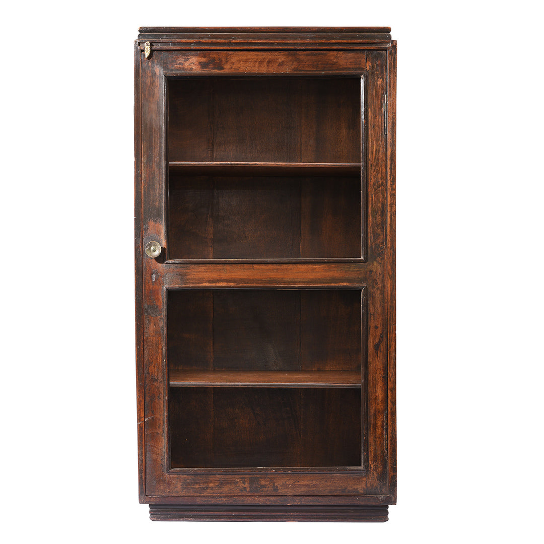 Glazed Teak Wall Cabinet From Gujarat - Ca 1930 | Indigo Antiques