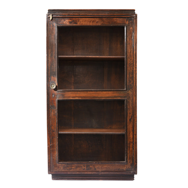 Glazed Teak Wall Cabinet From Gujarat - Ca 1930