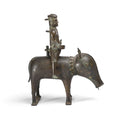 Bronze Bhuta Panjurli Riding A Wild Boar - 18th Century