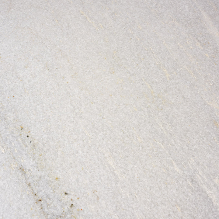 White Marble Round Table With Cast Iron Base | Indigo Antiques