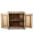 Reclaimed Indian Louvre Sideboard With Paint Finish