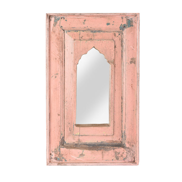 Indian Mihrab Mirror Made From Old Teak