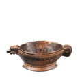Carved Indian Opium Grinder (Kharal) -19thC