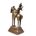 Brass Khandoba & Horse From Maharashtra - 18th Century