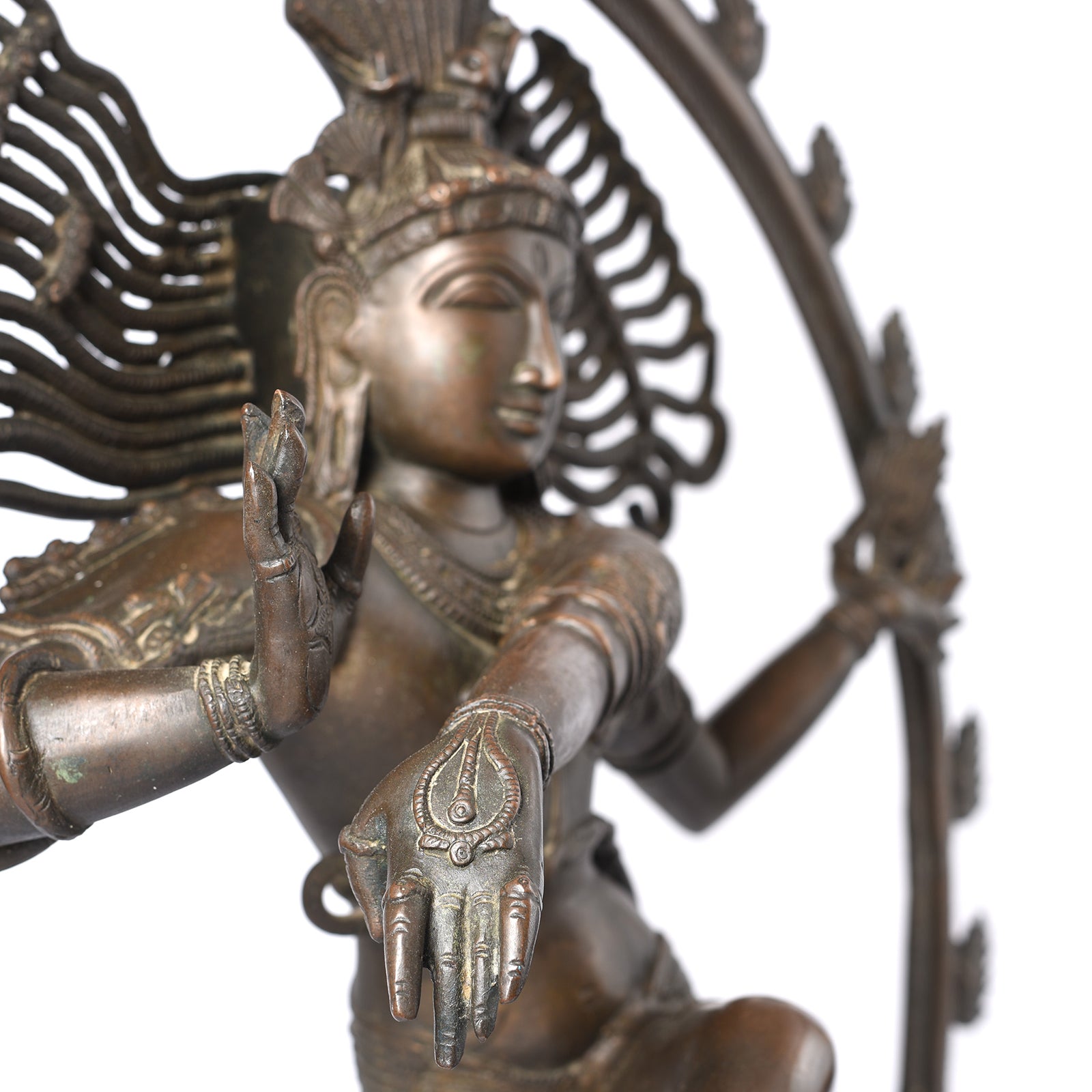 Hand Detail From Chola Style Shiva Nataraja From South India | Indigo Antiques