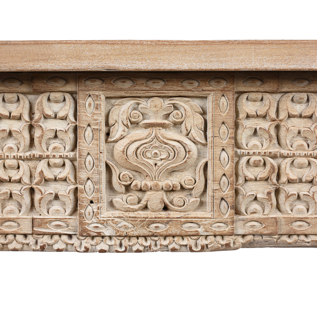 Reclaimed Teakwood Console Table With Painted Finish | Indigo Antiques