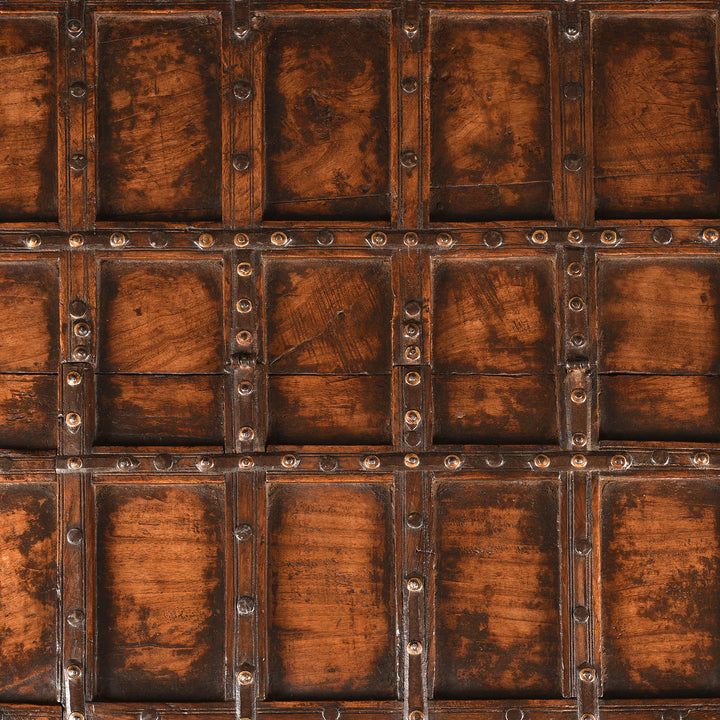 Detail From Antique Indian Stick Box Storage Chest From Jaisalmer - 19th Century | Indigo Antiques