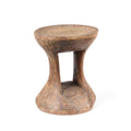 Vintage Neem Wood Stool From Himachal - Circa 60 Yrs Old