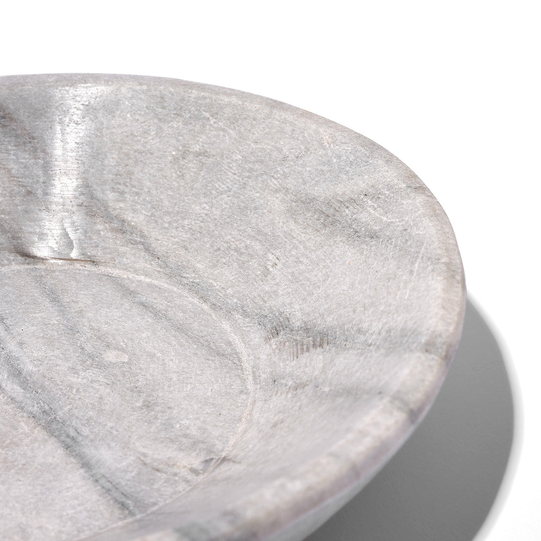 Detail From Hand Carved Marble Bowl - 21cm | Indigo Antiques