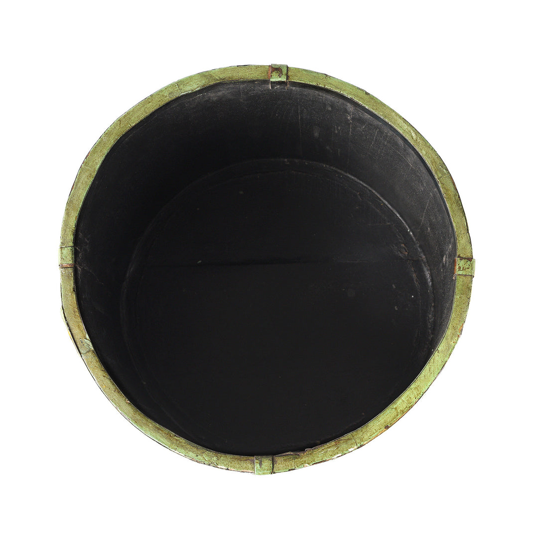 Painted Grain Measure Planter - Mughal Green