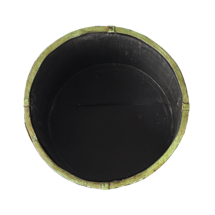 Painted Grain Measure Planter - Mughal Green