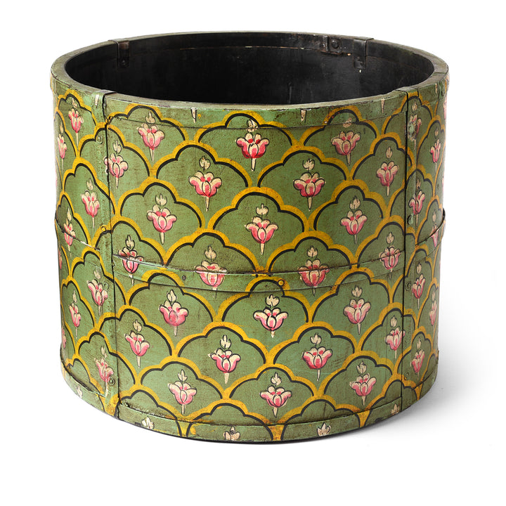 Painted Grain Measure Planter - Mughal Green
