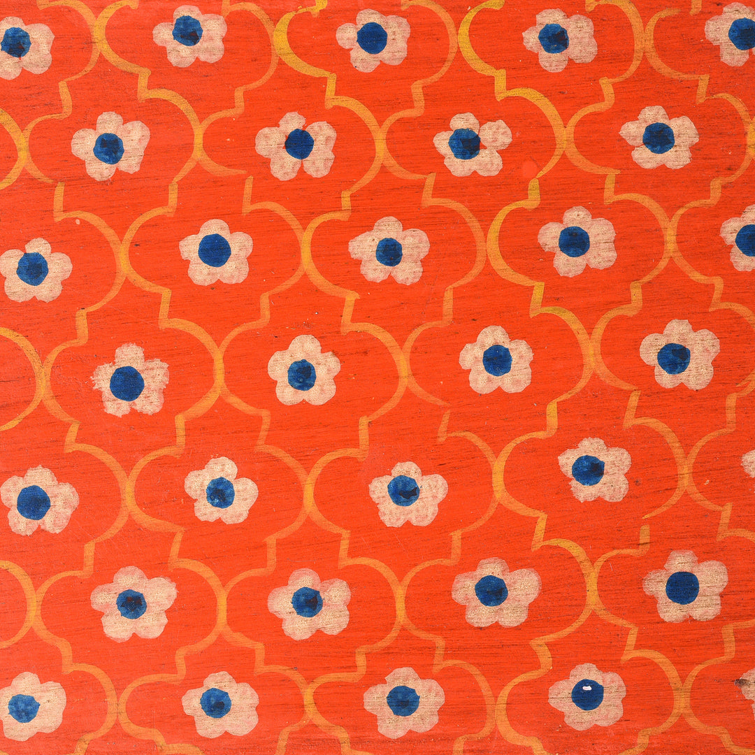 Hand Painted Rajasthani Keepsake Box - Jain Red