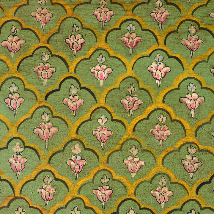 Hand Painted Rajasthani Keepsake Box - Mughal Green | Indigo Antiques