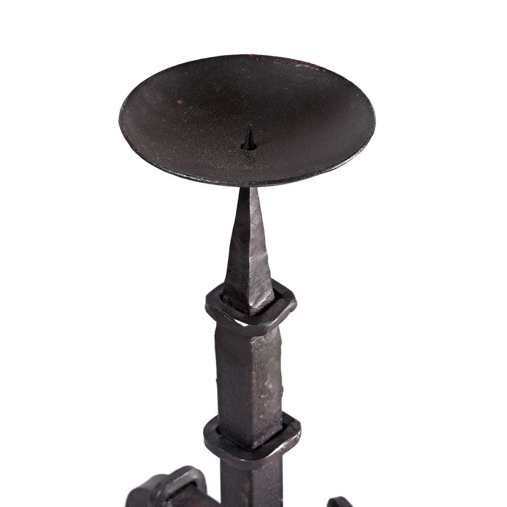 Spike Detail From Wrought Iron Candlestick From Rajasthan | Indigo Antiques