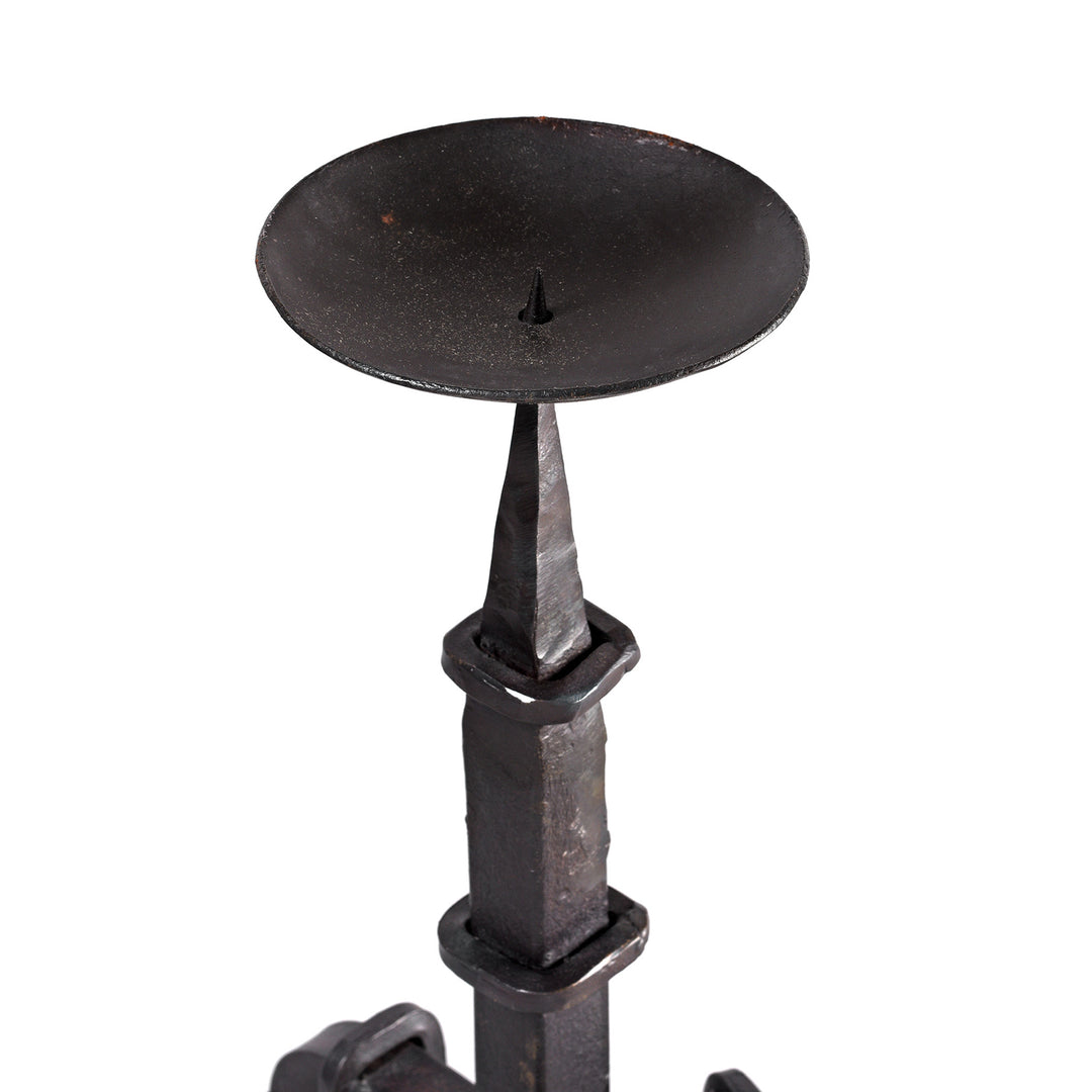 Spike Detail From Wrought Iron Candlestick From Rajasthan | Indigo Antiques
