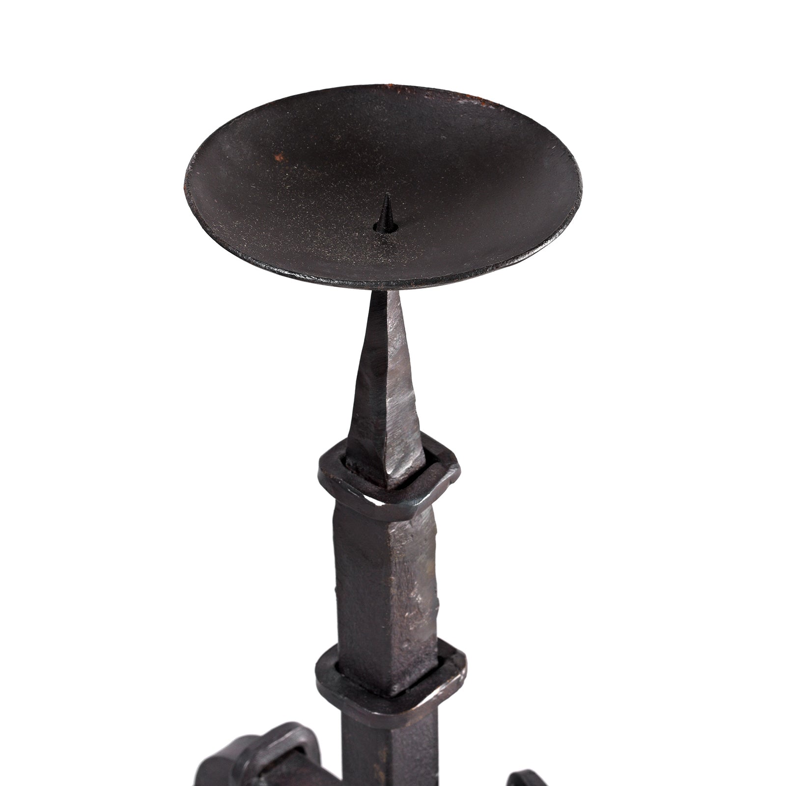Wrought Iron Candlestick From Rajasthan | Indigo Antiques