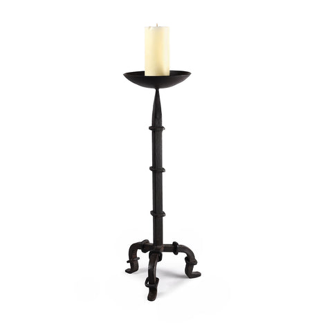 Hand Wrought Iron Candlestick