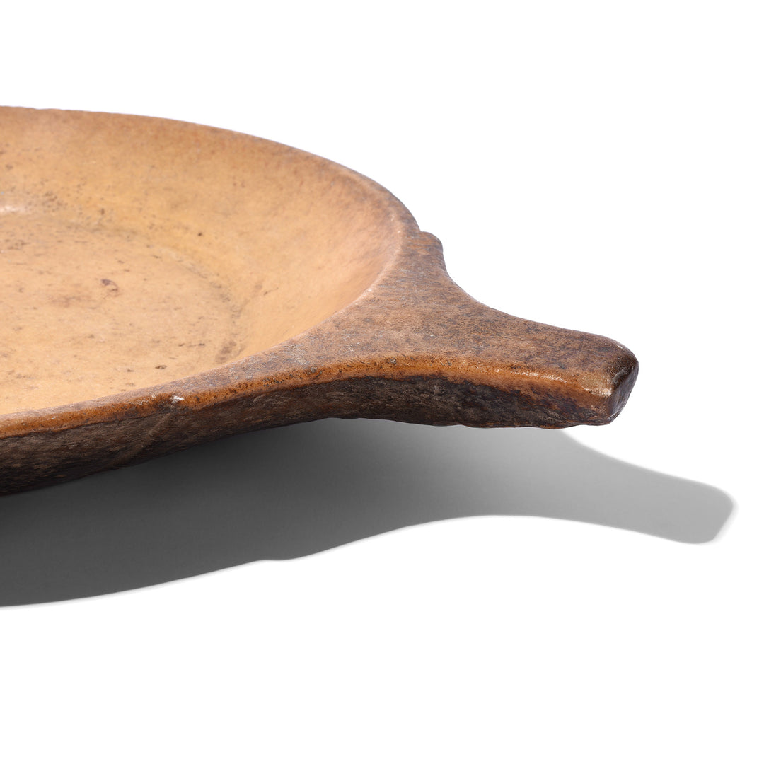 Handle Detail From Antique Carved Marble Parath From Rajasthan - Ca 1910 | Indigo Antiques