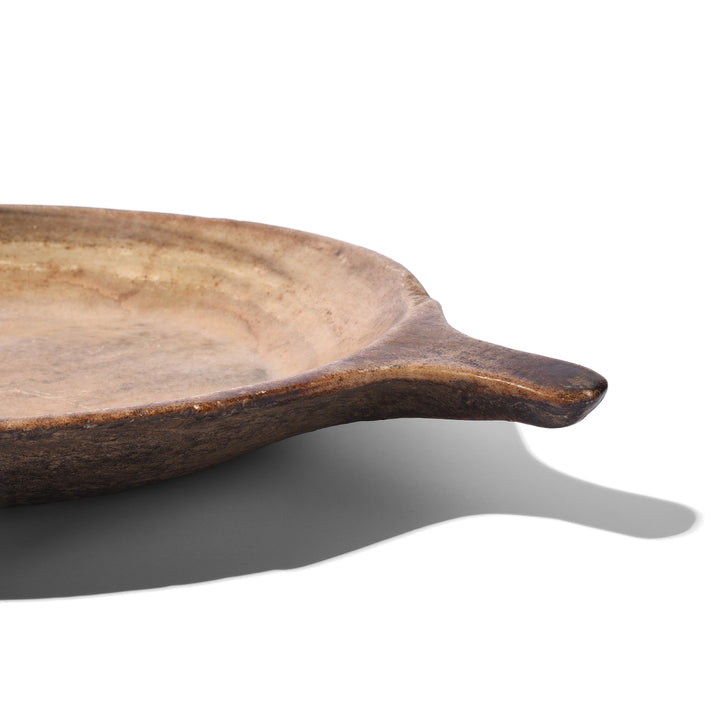 Antique Carved Marble Parath From Rajasthan - Ca 1910 | Indigo Antiques