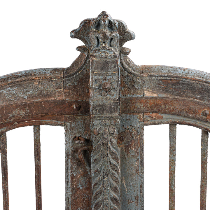 Detail From Antique Teak Dog Gate From Gujarat - 19th Century | Indigo Antiques