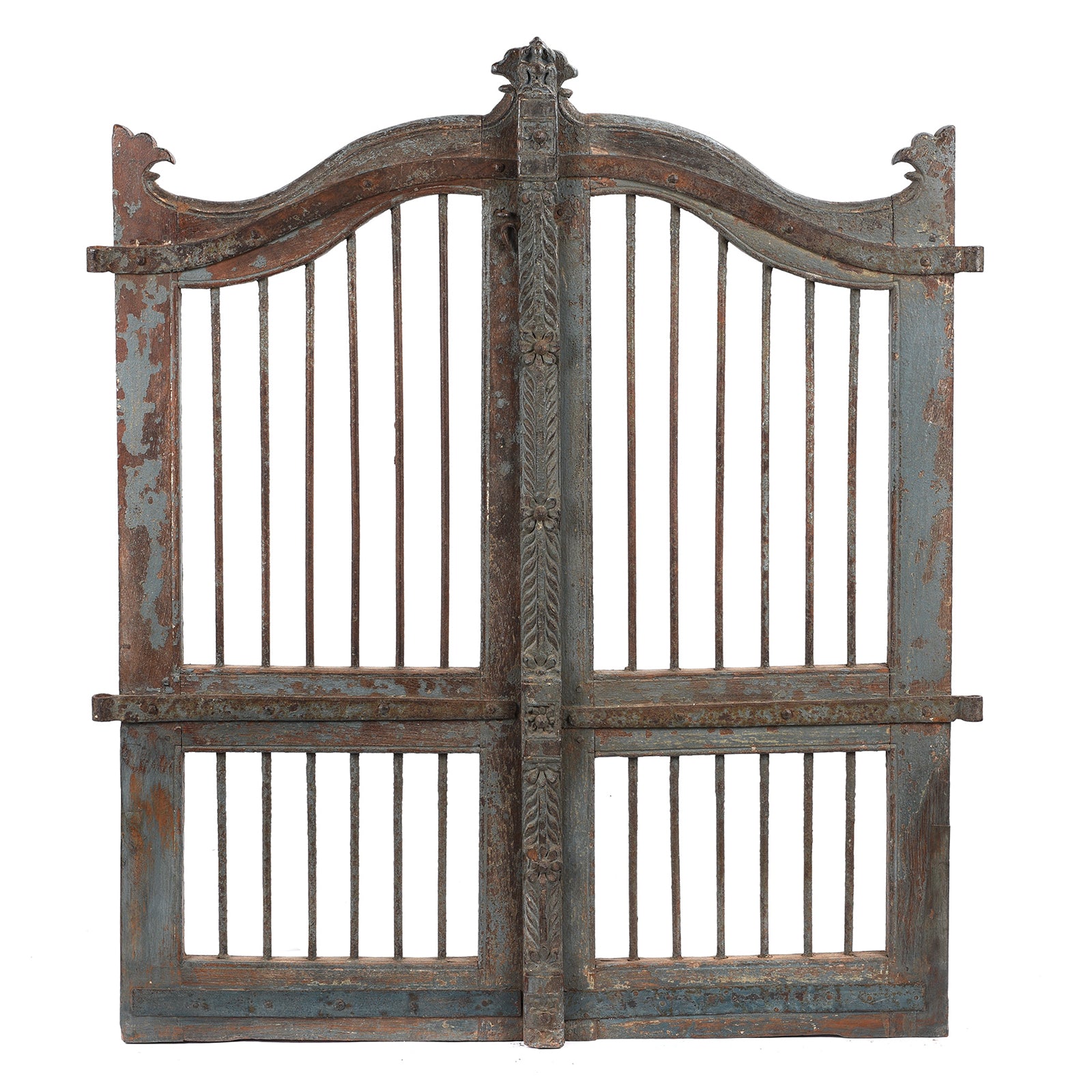 Antique Teak Dog Gate From Gujarat - 19th Century | Indigo Antiques