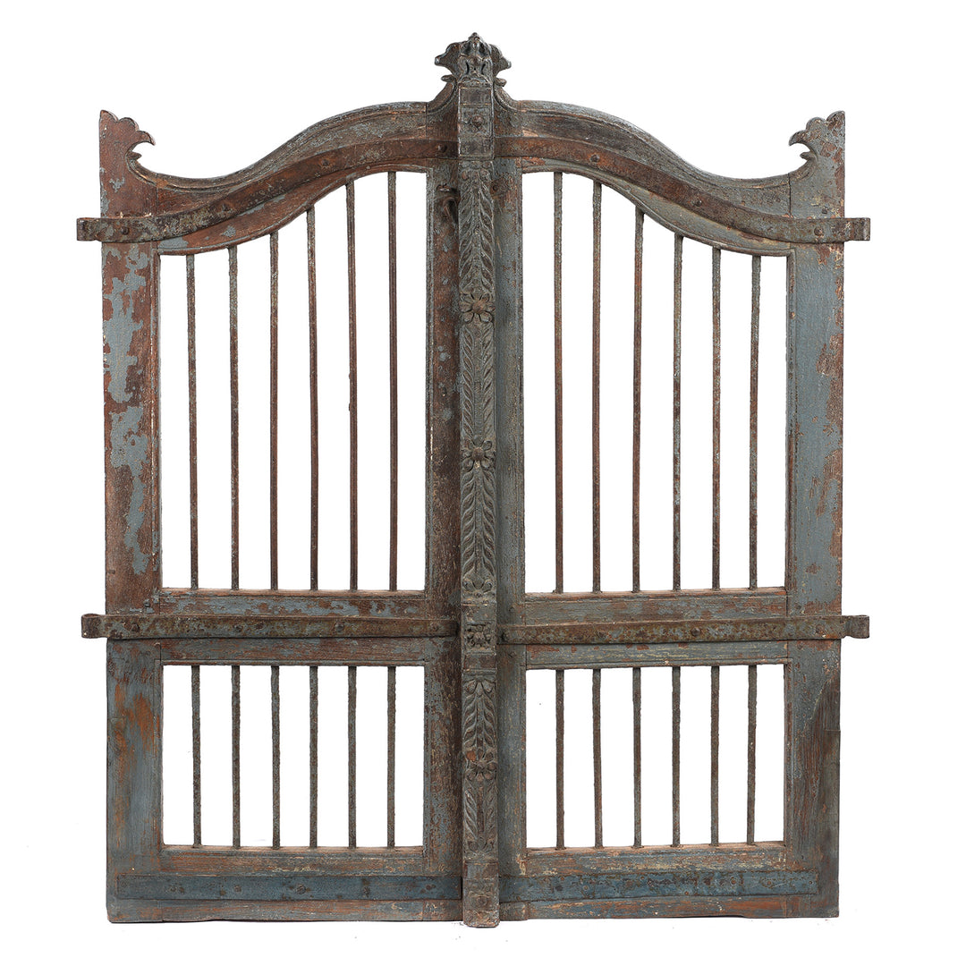 Antique Teak Dog Gate From Gujarat - 19th Century | Indigo Antiques