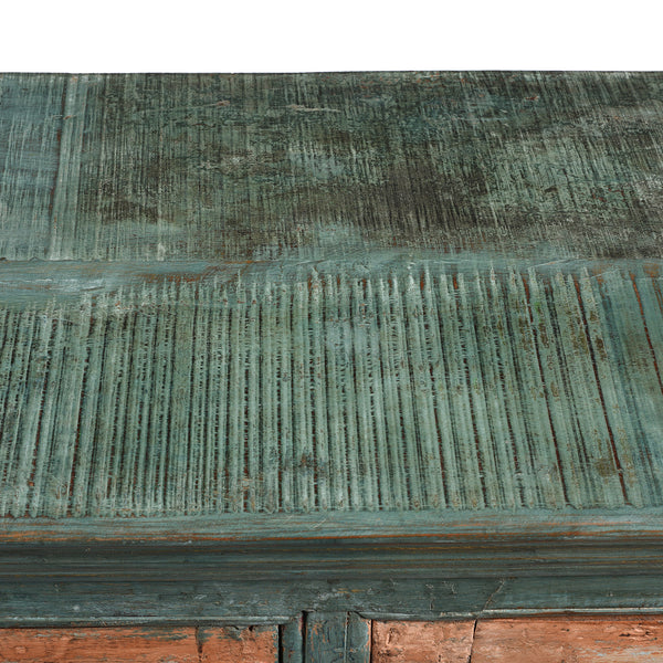 Pastel Painted  Sideboard Made From Reclaimed Teak
