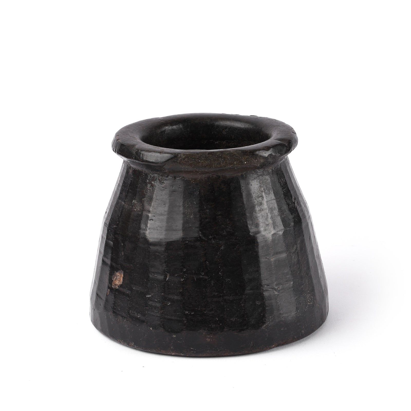 Vintage Indian Stone Plant Pot - Ca 1920's | Indigo Antiques