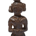 Carved Gangaur Doll From Banswara - 19th Century