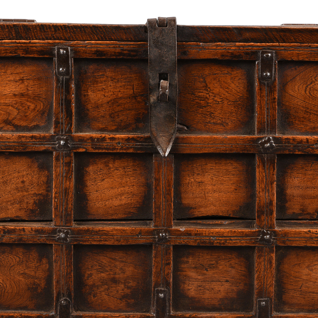 Detail From Antique Stick Box From Jaisalmer - 19th Century | Indigo Antiques