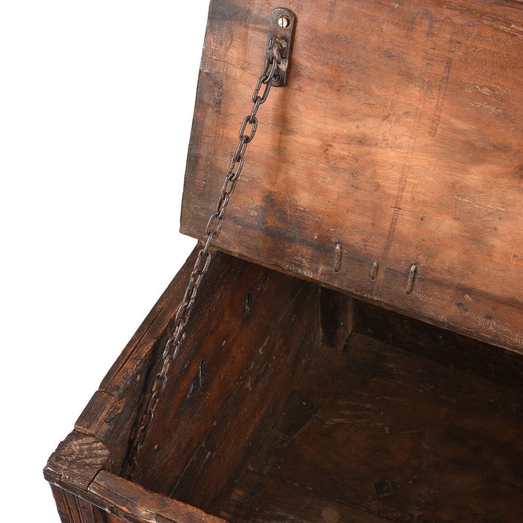 Chain Detail From Antique Stick Box From Jaisalmer - 19th Century | Indigo Antiques