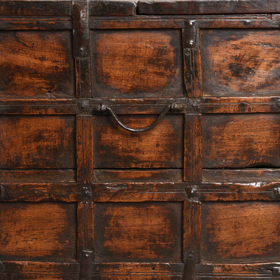 Handle Detail From Antique Stick Box From Jaisalmer - 19th Century | Indigo Antiques
