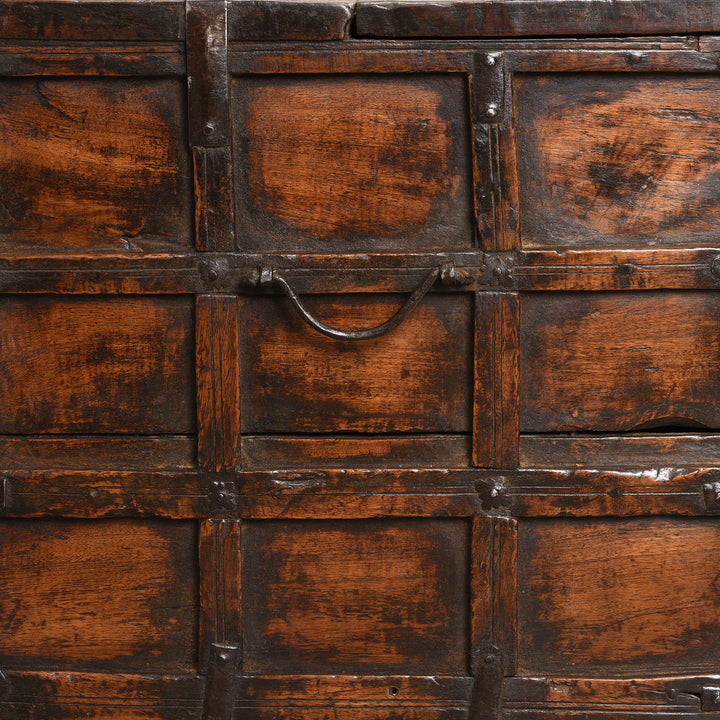 Handle Detail From Antique Stick Box From Jaisalmer - 19th Century | Indigo Antiques