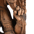 Carved Wood Ganesha Statue From Tamil Nadu