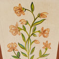 Painted Mughal Flower Waste Paper Bin