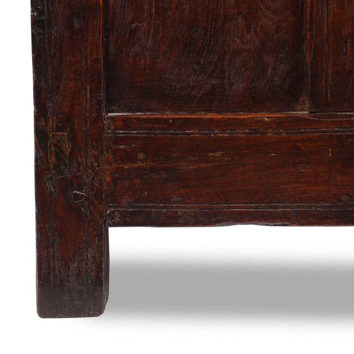 Leg Of Teak Stick Chest From Banswara Tribal Area - 19thC | Indigo Antiques