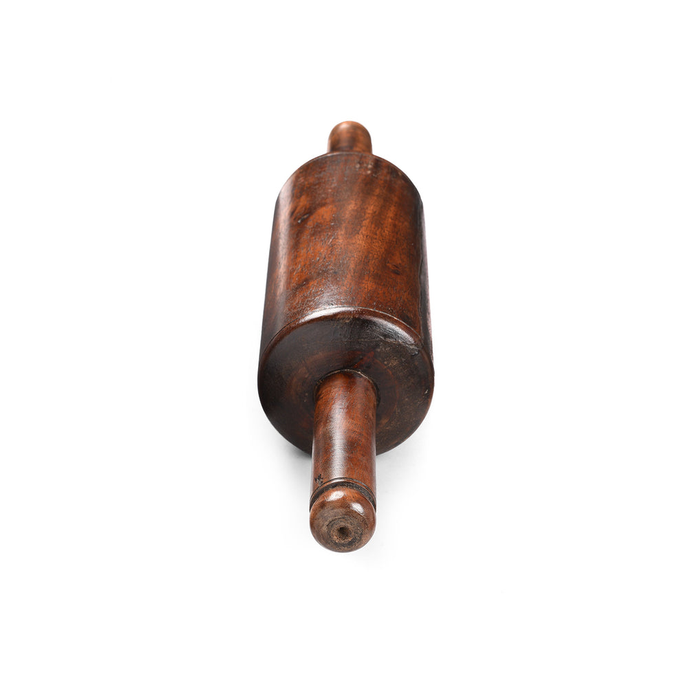 Old Indian Teak Rolling Pin From Rajasthan - Early 20thC | Indigo Antiques