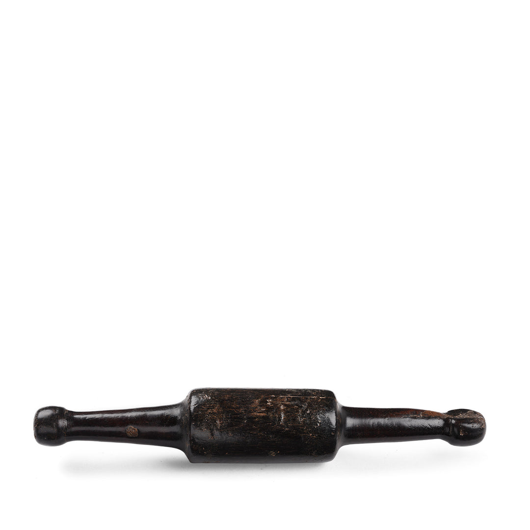Old Indian Teak Rolling Pin From Rajasthan - Early 20thC | Indigo Antiques